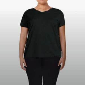 New Hanes Plus Size Black Women Cool Dri Performance T-shirt